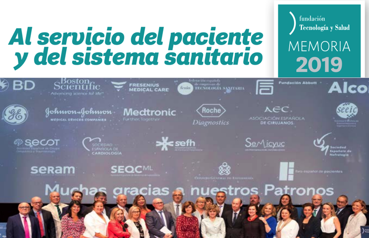 Publicación memoria anual Fundación Tecnologia y Salud 2019 @FundacionTyS