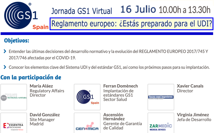 Jornada UDI webinar online por @AECOC_es 16 Jul – 10h a 13h30 – No te las pierdas!! participa @tecno_med