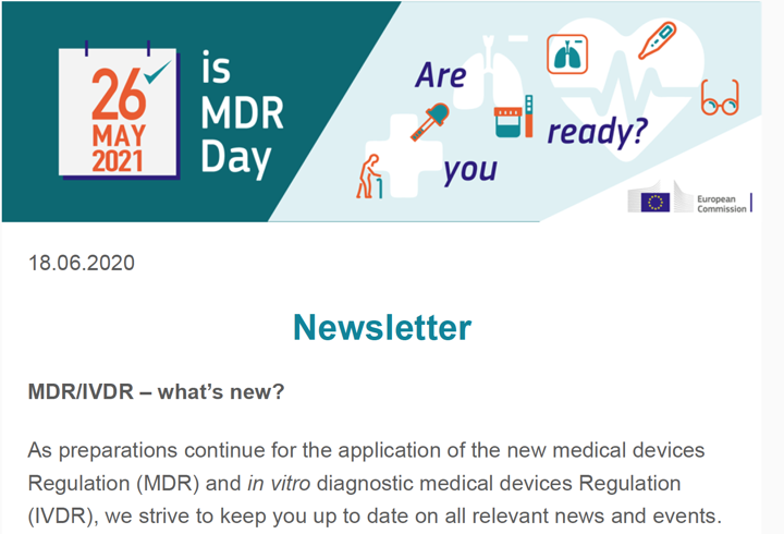 Newsletter Campaña MDR Comision Europea ….