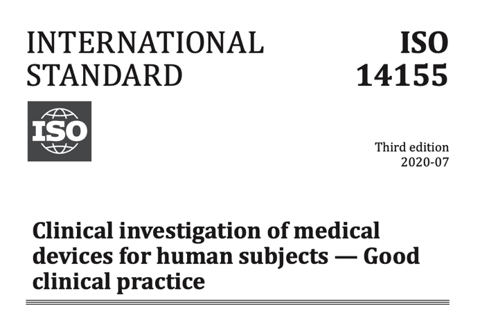 Publicada la ISO 14155:2020 «Investigación clínica de productos sanitarios para humanos. Buenas prácticas clínicas» @isostandards