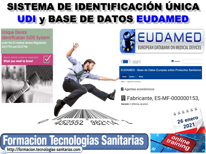 Formación «2101 – UDI y EUDAMED»  26 Enero 2021 9h-14h