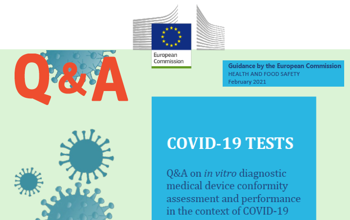 #COVID19 FAQ regulatorias – La Comision publica su preguntas y respuestas de los tests COVID-19 y una base de datos de tests IVD