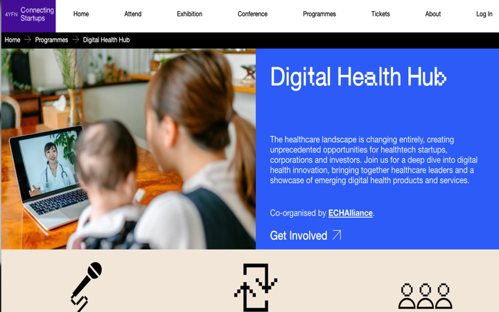 Organizado por @4YFN_MWC se inicia el «Digital Health Hub» en el MWC de @GSMA