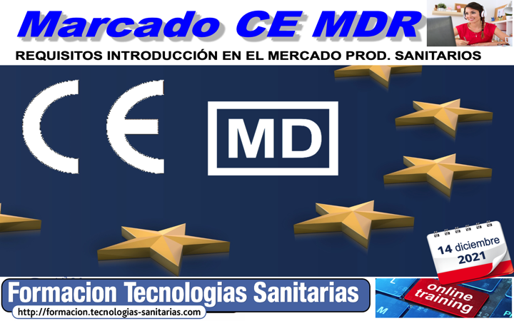 Formación «2108 -MARCADO CE DE PRODUCTOS SANITARIOS – MDR» – 14 DIC 2021 9h-14h