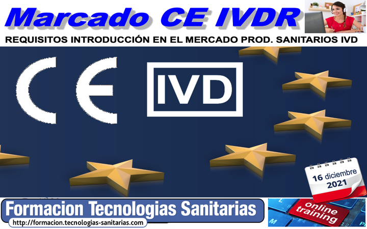 Formación «2109 -MARCADO CE DE PRODUCTOS SANITARIOS PARA DIAGNOSTICO IN-VITRO – IVDR» – 16 DIC 2021 9h-14h