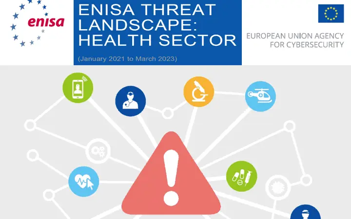 @ENISA_eu publica un informe sobre incidentes de ciberseguridad en el sector sanitario