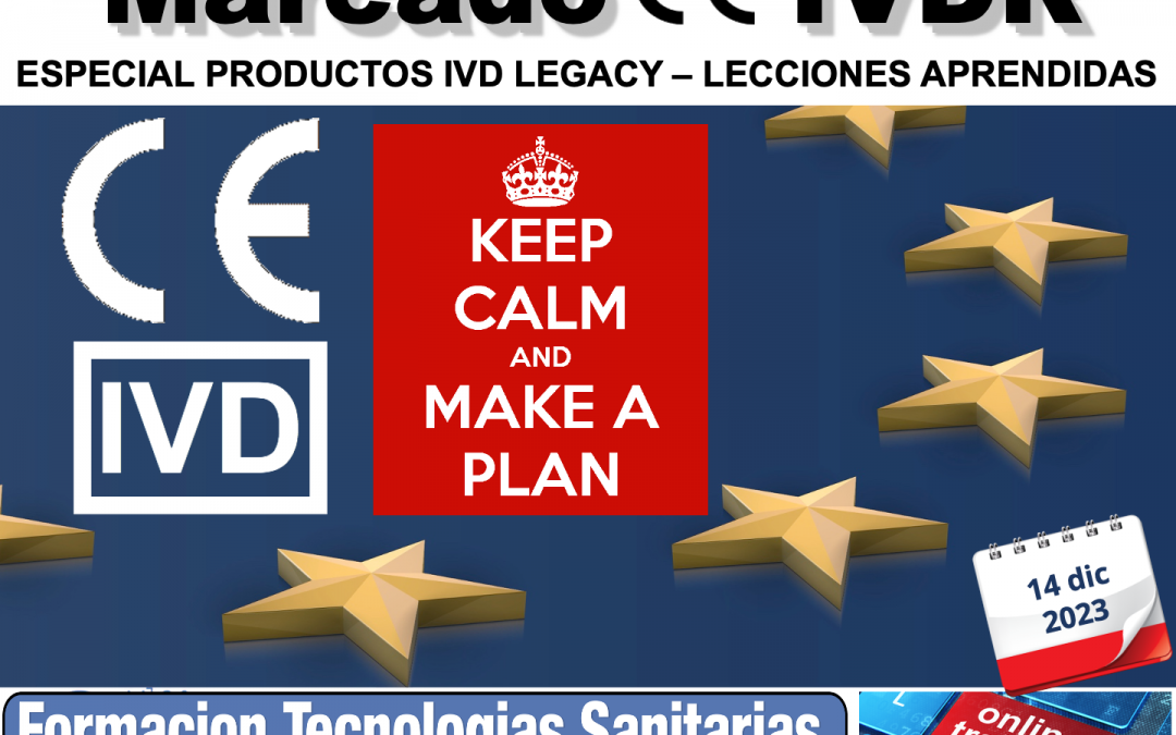 Formación «2310 – MARCADO CE DE PRODUCTOS SANITARIOS – IVDR» – 14 Dic 2023 9h-14h