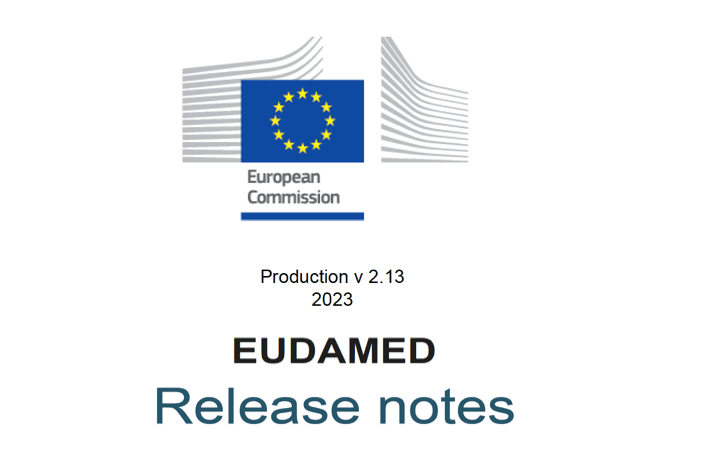 EUDAMED publica una nueva actualización 2.13 (Nov 2023) y sus guías de usuario