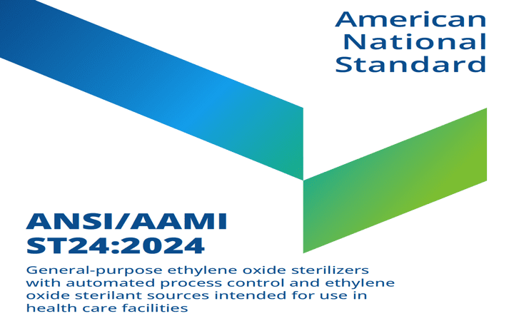 Nueva edición de la norma AAMI ST-24:2024 de esterilización por ETO en hospitales